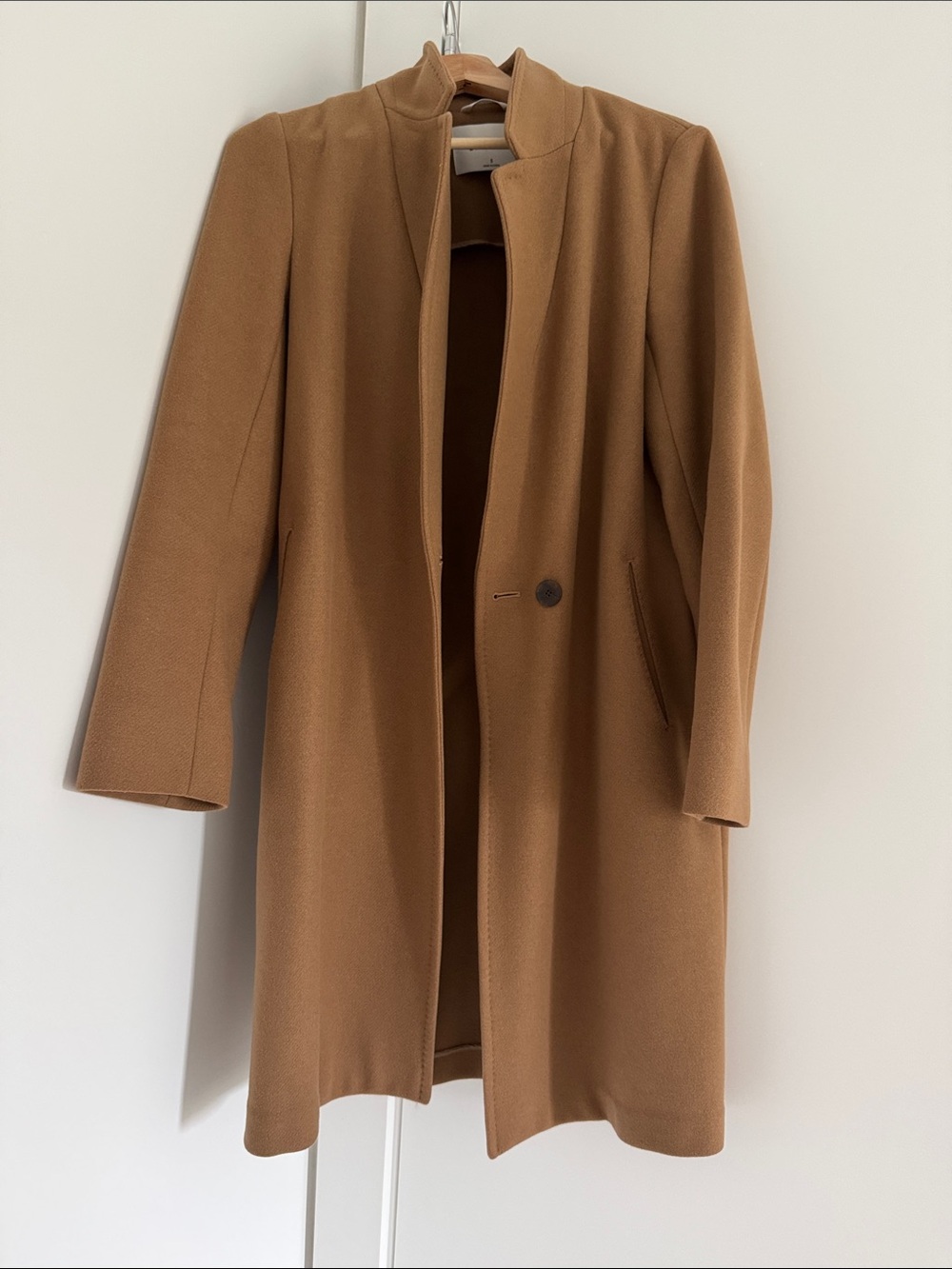 Babaton Stedman Camel Single-Button Coat